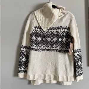 Wool Turtle Neck Sweater, Ruff Hewn Small